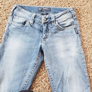 Silver jeans